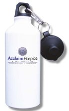 (image for) Acclaim Hospice Water Bottle - White