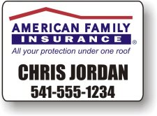 (image for) American Family Insurance 16" x 24" Magnetic Car Signs (Pair)