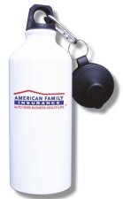 (image for) American Family Insurance Water Bottle - White