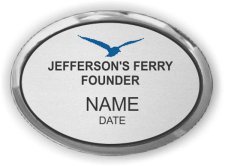 (image for) Jefferson's Ferry Retirement Community Oval Executive Silver badge