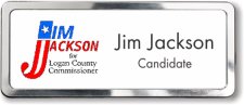 (image for) Jim Jackson for Logan County Commissioner Prestige Polished badge