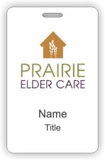 (image for) Prairie Elder Care ID Vertical badge