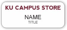 (image for) KU Campus Store Standard White badge
