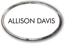 (image for) Allison Davis Oval Prestige Polished badge