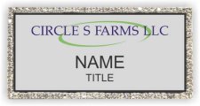 (image for) Circle S Farms, LLC Bling Silver badge