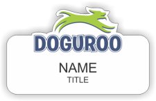 (image for) DOGUROO Shaped White badge