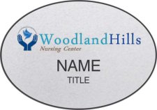 (image for) Woodland Hills Nursing Center Oval Silver badge