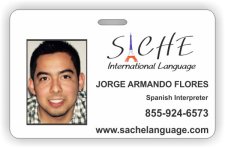 (image for) SACHE INTERNATIONAL Photo ID Horizontal badge