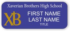 (image for) Xaverian Brothers High School Standard White badge