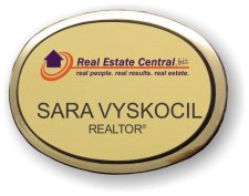 (image for) Real Estate Central Oval Executive Gold badge