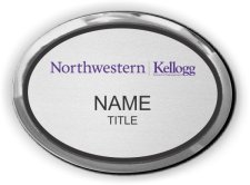 (image for) Northwestern University Oval Executive Silver badge