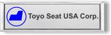 (image for) Toyo Seat USA Corp. Small Executive Silver badge