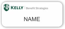 (image for) Kelly Benefit Strategies Standard White badge