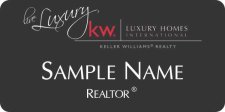(image for) Keller Williams Luxury Homes - Keller Williams First Atlanta Standard Black badge