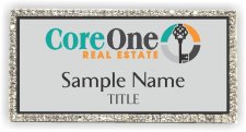 (image for) Core One Real Estate Bling Silver badge