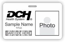 (image for) DCH Health System Barcode ID Horizontal badge