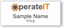 (image for) operateIT Standard White Square Corner badge