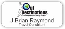 (image for) Out Destinations White Rounded Corners badge
