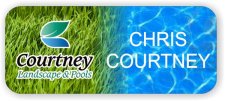 (image for) courtney landscape & pools Full Color - Round Corners badge