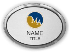 (image for) Marc E. Anderson, Inc. Oval Executive Silver badge