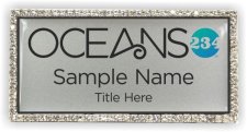 (image for) Oceans 234 Bling Silver badge