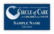 (image for) Oklahoma United Methodist Circle of Care Shaped Other badge