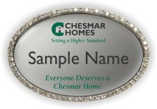 (image for) Chesmar Homes Oval Bling Silver badge
