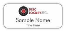 (image for) Disc Jockey Etc Standard White badge