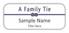 (image for) A Family Tie Standard White badge