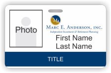 (image for) Marc E. Anderson, INC. Photo ID Horizontal badge