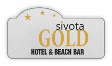 (image for) Sivota Gold Hotel & Beach Bar Shaped Silver badge
