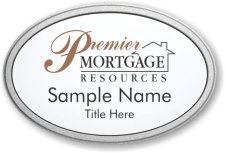 (image for) Premier Mortgage Resources Oval Prestige Pebbled badge