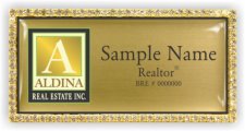 (image for) Aldina Real Estate Inc. Bling Gold badge