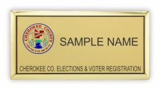 (image for) Cherokee Co. Elections & Voter Registration Executive Gold badge