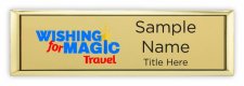 (image for) Wishing for Magic Travel Inc. Small Executive Gold badge