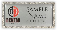 (image for) Renfro Realty Bling Silver badge