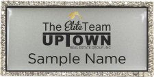 (image for) Uptown Real Estate Group Bling Silver badge