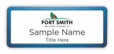(image for) Fort Smith Real Estate Company, LLC Prestige Blue Anodized badge