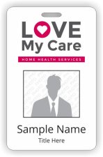 (image for) Love My Care Home Health Services Photo ID Vertical badge