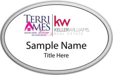 (image for) Keller Williams - Terri Ames Team Oval Prestige Pebbled badge