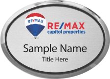 (image for) RE/MAX Capitol Properties Oval Executive Silver badge