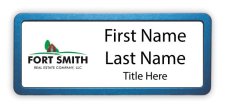 (image for) Fort Smith Real Estate Company,LLC Logo Left Prestige Blue Anodized badge