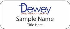(image for) Dewey UMC Standard White badge