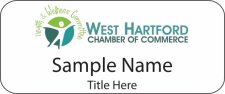(image for) West Hartford Chamber of Commerce Standard White badge
