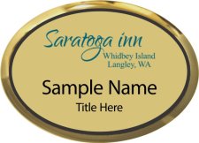 (image for) Saratoga Inn Oval Executive Gold badge