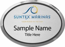 (image for) Suntex Marinas Oval Executive Silver badge