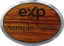(image for) eXp Oval Executive Silver Bloodwood badge