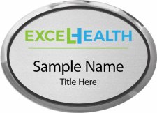 (image for) Excel Health Group Oval Executive Silver badge