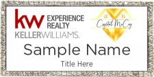 (image for) Keller Williams Experience Realty Bling Silver badge