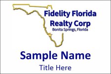 (image for) Fidelity Florida Realty Corp Custom Badge Badge